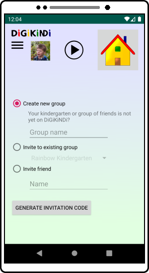 Screenshot Invite